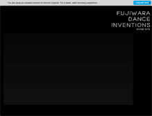 Tablet Screenshot of fujiwaradance.com